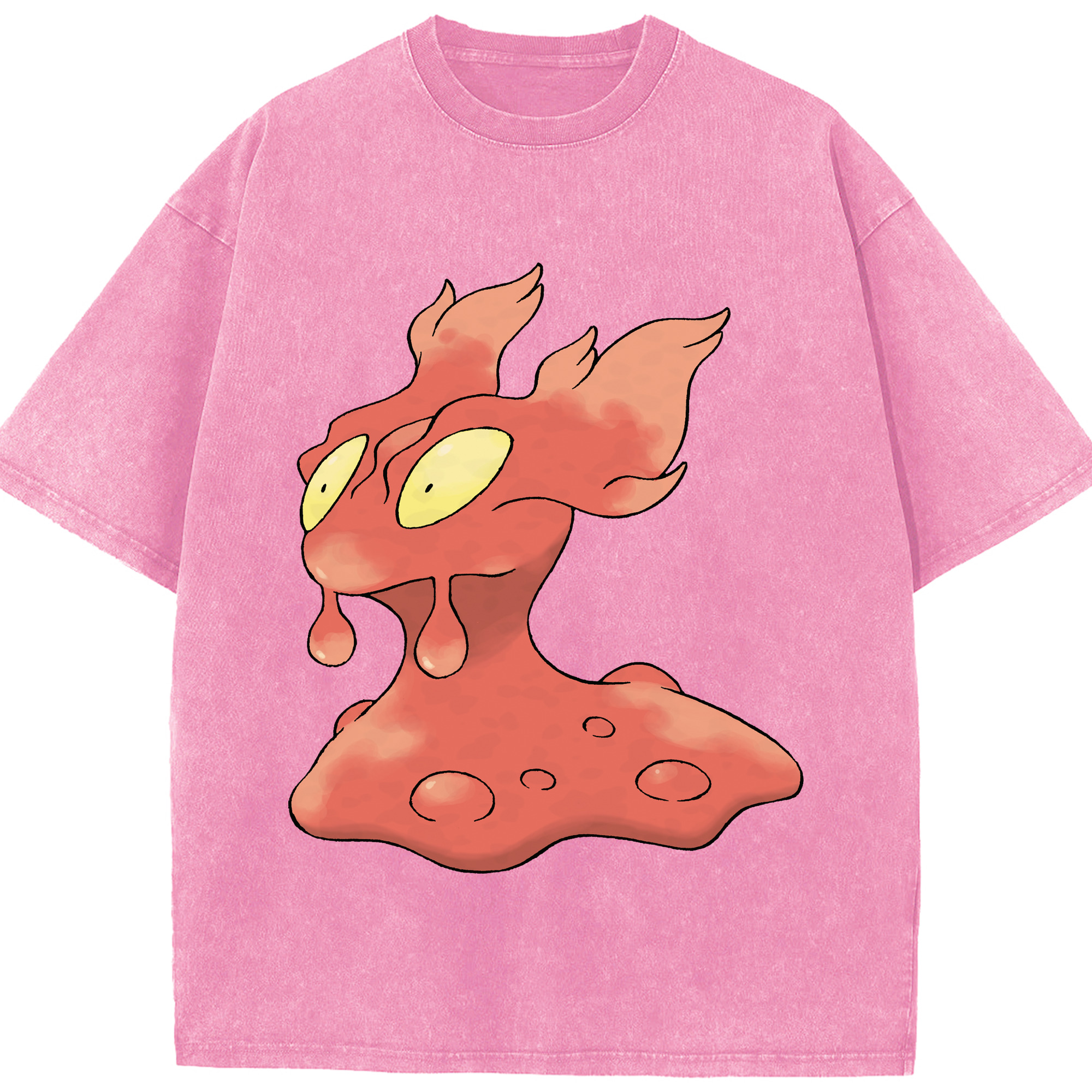 （画像用） ポケットモンスター Pokémon 綿100% ヴィンテージ風 半袖Tシャツ（フロントプリント）